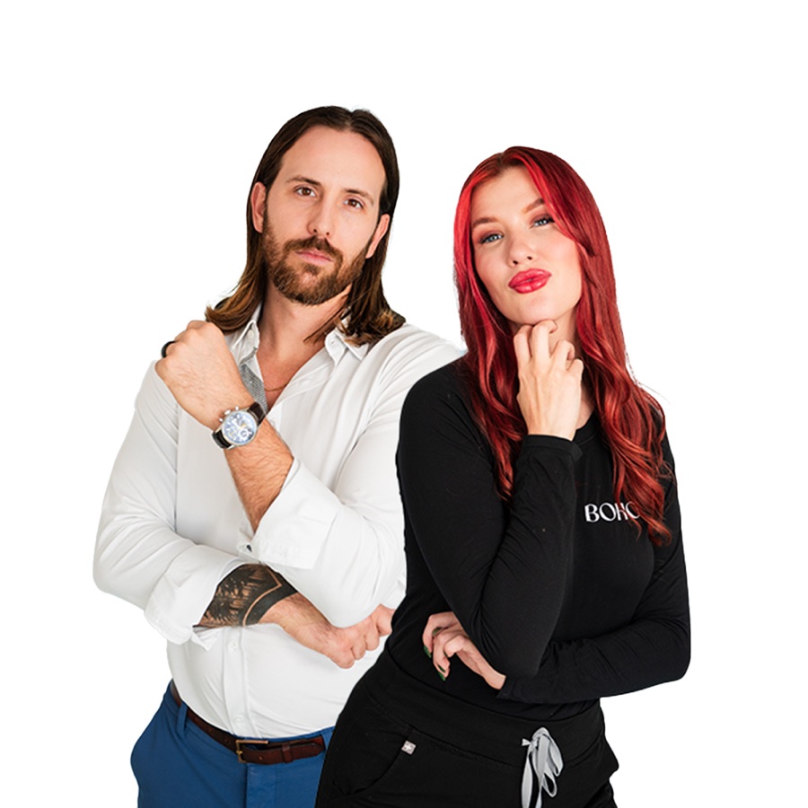 Holly and Trey Tanella, owners of Boho Med Spa in Dallas